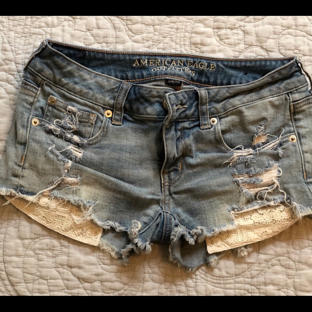 American Eagle super low rise size 2